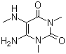 6-氨基-1,3-二甲基-5-(甲基氨基)-2,4(1h,3h)-嘧啶二酮结构式_54729-62-3结构式