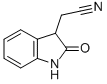 2-(2-氧代-3-吲哚)乙腈结构式_54744-66-0结构式