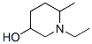 1-Ethyl-6-methyl-3-piperidinol Structure,54751-98-3Structure