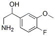 Benzenemethanol ,alpha-(aminomethyl)-4-fluoro-3-methoxy-(9ci) Structure,547770-15-0Structure