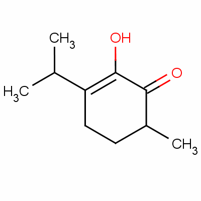 2-Hydroxy-3-(isopropyl)-6-methylcyclohex-2-en-1-one Structure,54783-36-7Structure