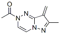 2-乙酰基-2,8-二氢-7-甲基-8-亚甲基吡唑并[5,1-c][1,2,4]三嗪结构式_54798-90-2结构式