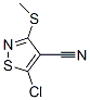 5-Chloro-3-methylthio-4-isothiazolecarbonitrile Structure,54798-93-5Structure