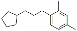 1-(3-Cyclopentylpropyl)-2,4-dimethylbenzene Structure,54815-16-6Structure