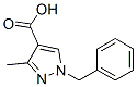 3-Methyl-1-(phenylmethyl)-1h-pyrazole-4-carboxylic acid Structure,54815-29-1Structure