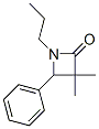 3,3-Dimethyl-4-phenyl-1-propylazetidin-2-one Structure,54833-09-9Structure