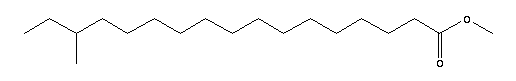 Methyl 15-methylheptadecanoate Structure,54833-55-5Structure