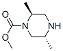 (2s,5r)-(9ci)-2,5-二甲基-1-哌嗪羧酸甲酯结构式_548762-61-4结构式