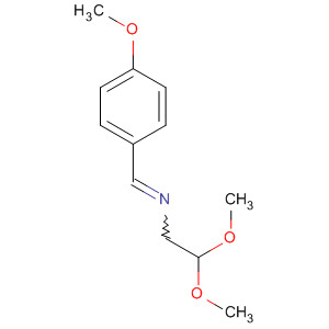 (E)-n-(4-methoxybenzylidene)-2,2-dimethoxyethanamine Structure,54879-50-4Structure