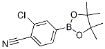 2-氯-4-(4,4,5,5-四甲基-1,3,2-二噁硼烷-2-基)苯甲腈结构式_548797-51-9结构式