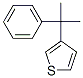 3-(1-Methyl-1-phenylethyl)thiophene Structure,54889-45-1Structure