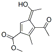 4-乙酰基-3-(1-羟基亚乙基)-5-甲基-1,4-环戊二烯-1-羧酸甲酯结构式_54889-94-0结构式