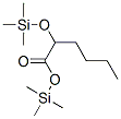 2-[(Trimethylsilyl)oxy]hexanoic acid trimethylsilyl ester Structure,54890-07-2Structure