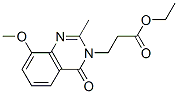 3(4H)-quinazolinepropanoic acid,8-methoxy-2-methyl-4-oxo-,ethyl ester Structure,54905-83-8Structure