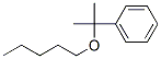 [1-Methyl-1-(pentyloxy)ethyl]benzene Structure,54932-79-5Structure