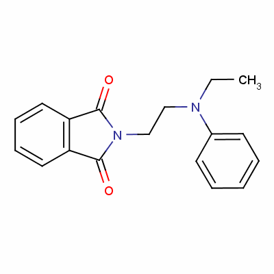 N-[2-(n-ethylanilino)ethyl ]phthalimide Structure,54939-53-6Structure