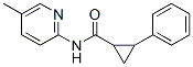 Cyclopropanecarboxamide,n-(5-methyl-2-pyridinyl)-2-phenyl-(9ci) Structure,549483-92-3Structure