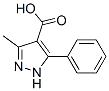 3-Methyl-5-phenyl-1H-pyrazole-4-carboxylic acid Structure,54952-71-5Structure