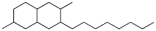 Decahydro-2,6-dimethyl -3-octylnaphthalene Structure,54964-85-1Structure