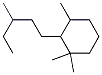 Cyclohexane,1,1,3-trimethyl-2-(3-methylpentyl)- Structure,54965-05-8Structure