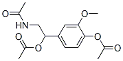 2-(乙酰基氨基)-1-[4-(乙酰基氧基)-3-甲氧基苯基]乙酸乙酯结构式_54965-13-8结构式