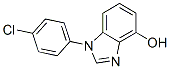 1-(4-Chlorophenyl)-1h-benzimidazol-4-ol Structure,54986-46-8Structure