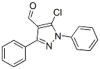 5-Chloro-1,3-diphenyl-1H-pyrazole-4-carbaldehyde Structure,5499-67-2Structure