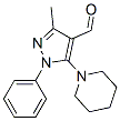 3-Methyl-1-phenyl-5-piperidin-1-yl-1H-pyrazole-4-carbaldehyde Structure,5499-70-7Structure