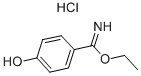 Ethyl4-hydroxybenzimidate hydrochloride Structure,54998-28-6Structure