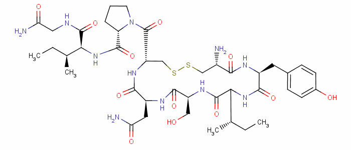 异亮胺酸催产素结构式_550-21-0结构式