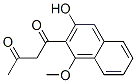 1-(3-Hydroxy-1-methoxy-2-naphtyl)-1,3-butanedione Structure,55030-42-7Structure