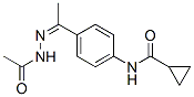 Acetic acid,[1-[4-[(cyclopropylcarbonyl)amino]phenyl ]ethylidene]hydrazide Structure,550311-26-7Structure