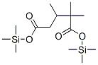 2,2,3-Trimethylpentanedioic acid bis(trimethylsilyl) ester Structure,55044-26-3Structure