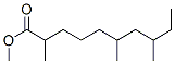 2,6,8-Trimethyldecanoic acid methyl ester Structure,55059-27-3Structure