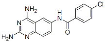 P-chloro-n-[2,4-diamino-6-quinazolinyl ]benzamide Structure,55096-69-0Structure