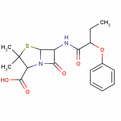 丙匹西林结构式_551-27-9结构式