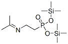 [2-(Isopropylideneamino)ethyl ]phosphonic acid bis(trimethylsilyl) ester Structure,55108-71-9Structure