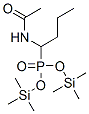 [1-(Acetylamino)butyl ]phosphonic acid bis(trimethylsilyl) ester Structure,55108-83-3Structure