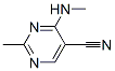 (9ci)-2-甲基-4-(甲基氨基)-5-嘧啶甲腈结构式_55114-45-9结构式