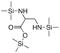 2-(Trimethylsilylamino)-3-[(trimethylsilyl)amino]propionic acid trimethylsilyl ester Structure,55124-76-0Structure