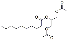 2-(Acetyloxy)-1-[(acetyloxy)methyl ]ethyl decanoate Structure,55124-86-2Structure