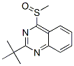 2-(1,1-Dimethylethyl)-4-methylsulfinylquinazoline Structure,55133-87-4Structure