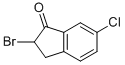 2-Bromo-6-chloro-2,3-dihydro-1h-inden-1-one Structure,55144-54-2Structure