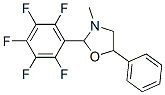 3-Methyl-2-(pentafluorophenyl)-5-phenyloxazolidine Structure,55145-62-5Structure