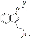 1-Acetoxy-n,n-dimethyl-1h-indole-3-ethanamine Structure,55191-09-8Structure