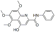 4-Hydroxy-5,6,8-trimethoxy-n-phenyl-2-quinolinecarboxamide Structure,55191-29-2Structure