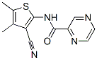 Pyrazinecarboxamide,n-(3-cyano-4,5-dimethyl-2-thienyl)-(9ci) Structure,551910-16-8Structure