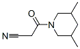 (9ci)-1-(氰基乙酰基)-3,5-二甲基-哌啶结构式_551910-72-6结构式