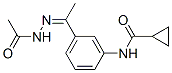 Acetic acid,[1-[3-[(cyclopropylcarbonyl)amino]phenyl ]ethylidene]hydrazide Structure,551914-24-0Structure