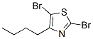 Thiazole, 2,5-dibromo-4-butyl- (9ci) Structure,551939-29-8Structure